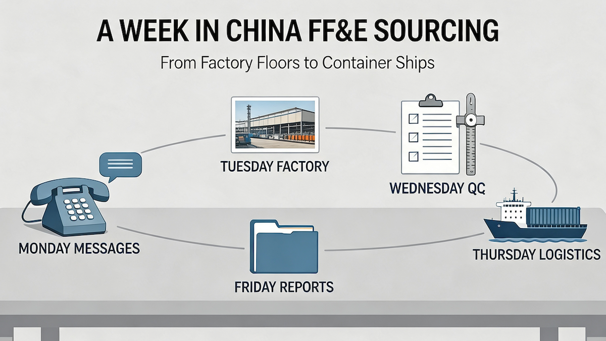 A Week in the Life of a China FF&E Sourcing Agent