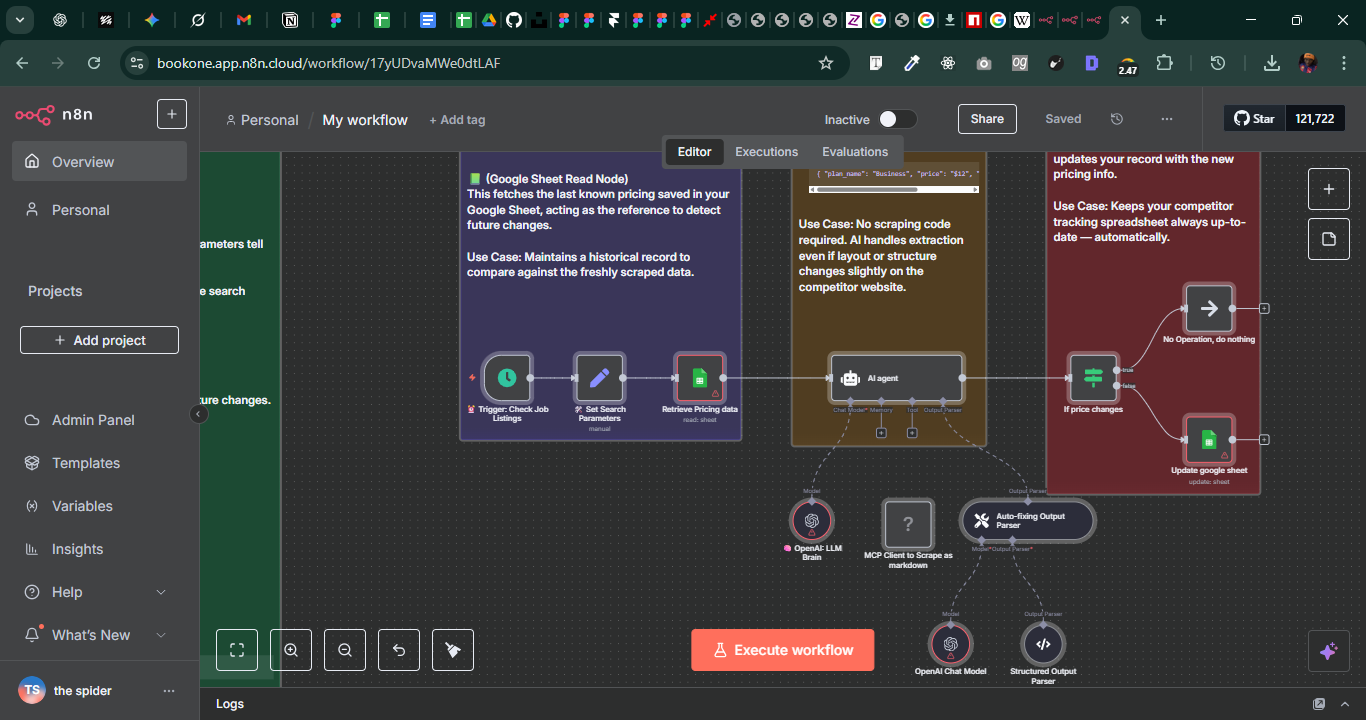 Screenshot or visual for Automating Customer Engagement for "Peak Fitness Gym" with AI project