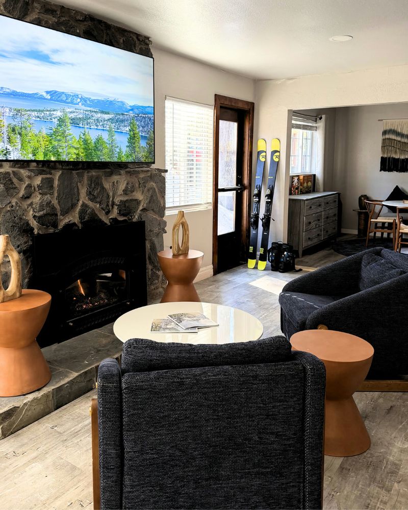 Indoor Hidden Lounge Fire Pit