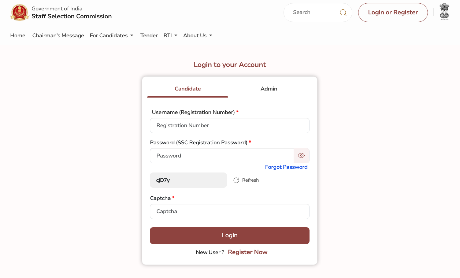 SSC GD City Intimation Slip Login Portal 2026