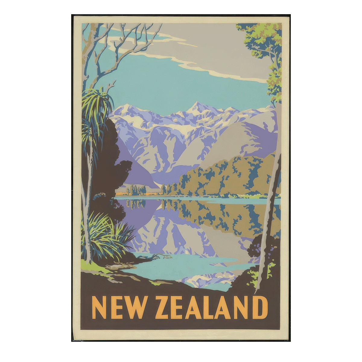 Vintage Mount Aoraki
