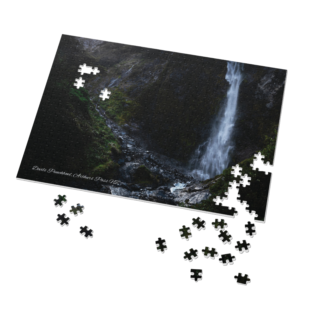 Devils Punchbowl - Landscape Jigsaw Puzzle in Tin