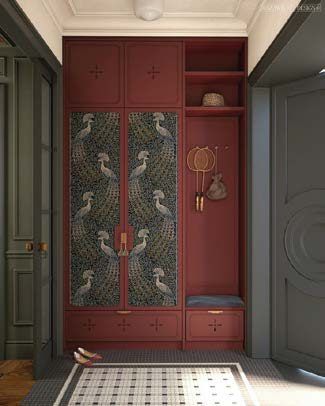 Colour Block wardrobe finish