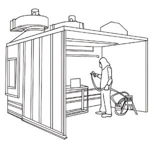 Dust-Free Spray Booth