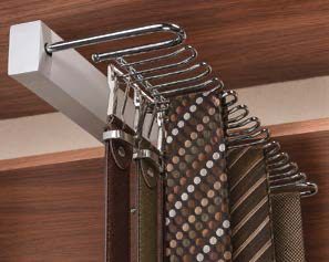 Side-mounted Tie Rack