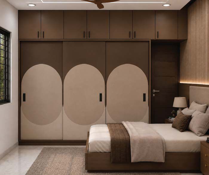 PU Arch wardrobe finish