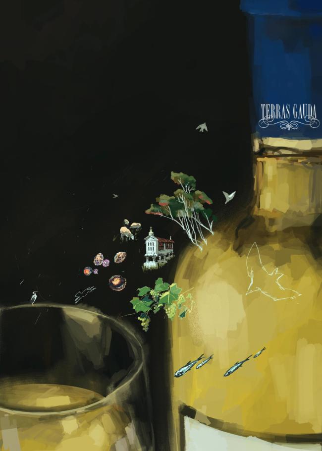 Il·lustració per al concurs biennal Terras Gaudas