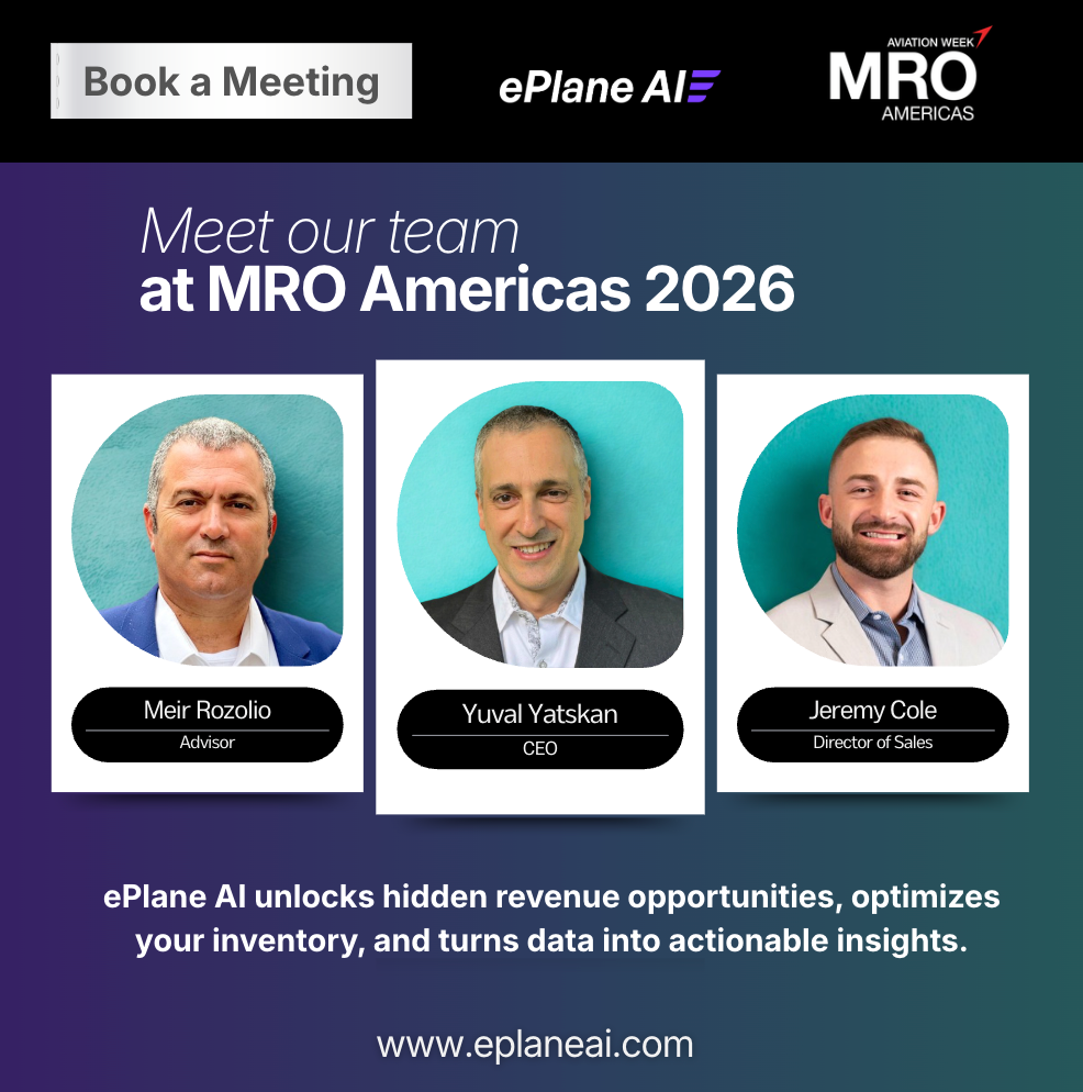 MRO Americas 2026 Orlando - Meet the ePlane AI team