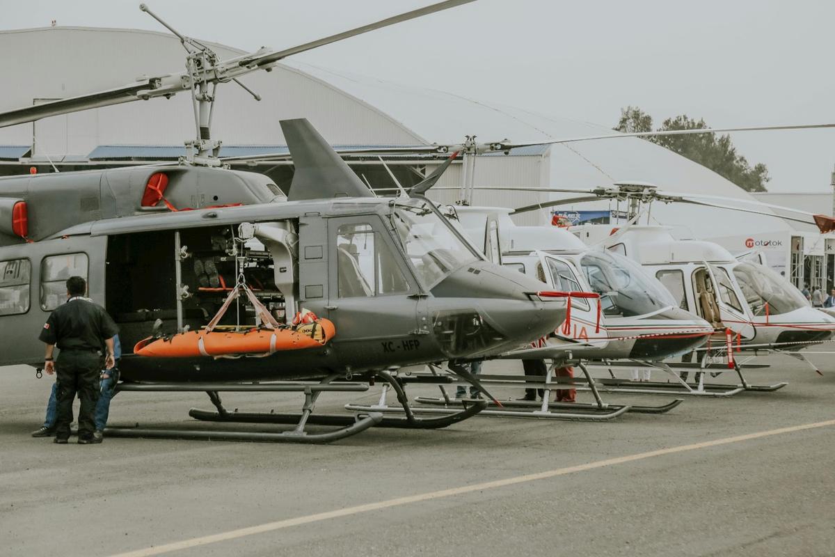 MRO technicians at an aircraft base.