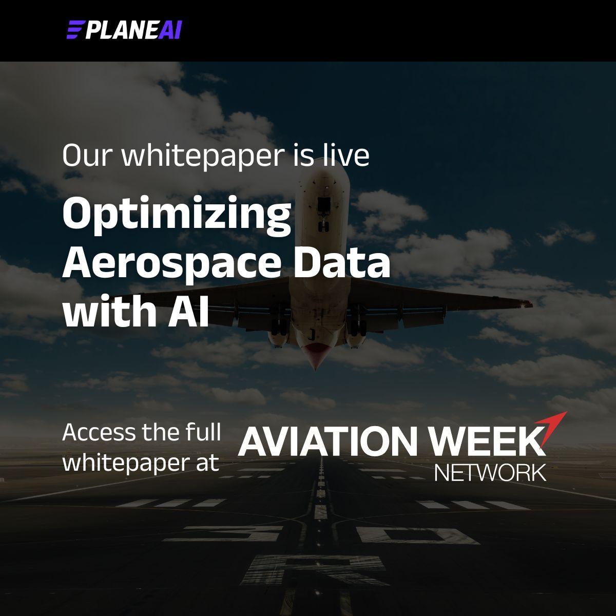 LinkedIn post on @ePlaneAI's LinkedIn page sharing our whitepaper published on Aviation Week