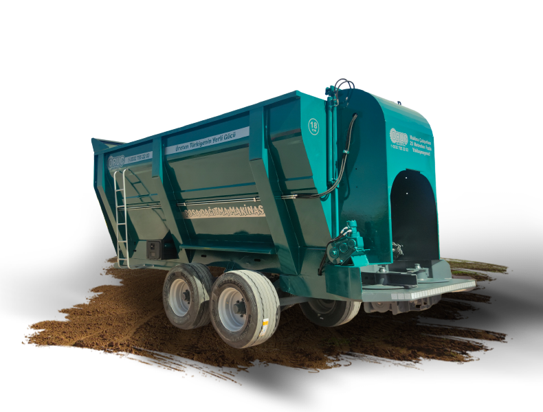 ORCKGD-18 Тороразпръскващo ремарке за оборски тор thumbnail 2