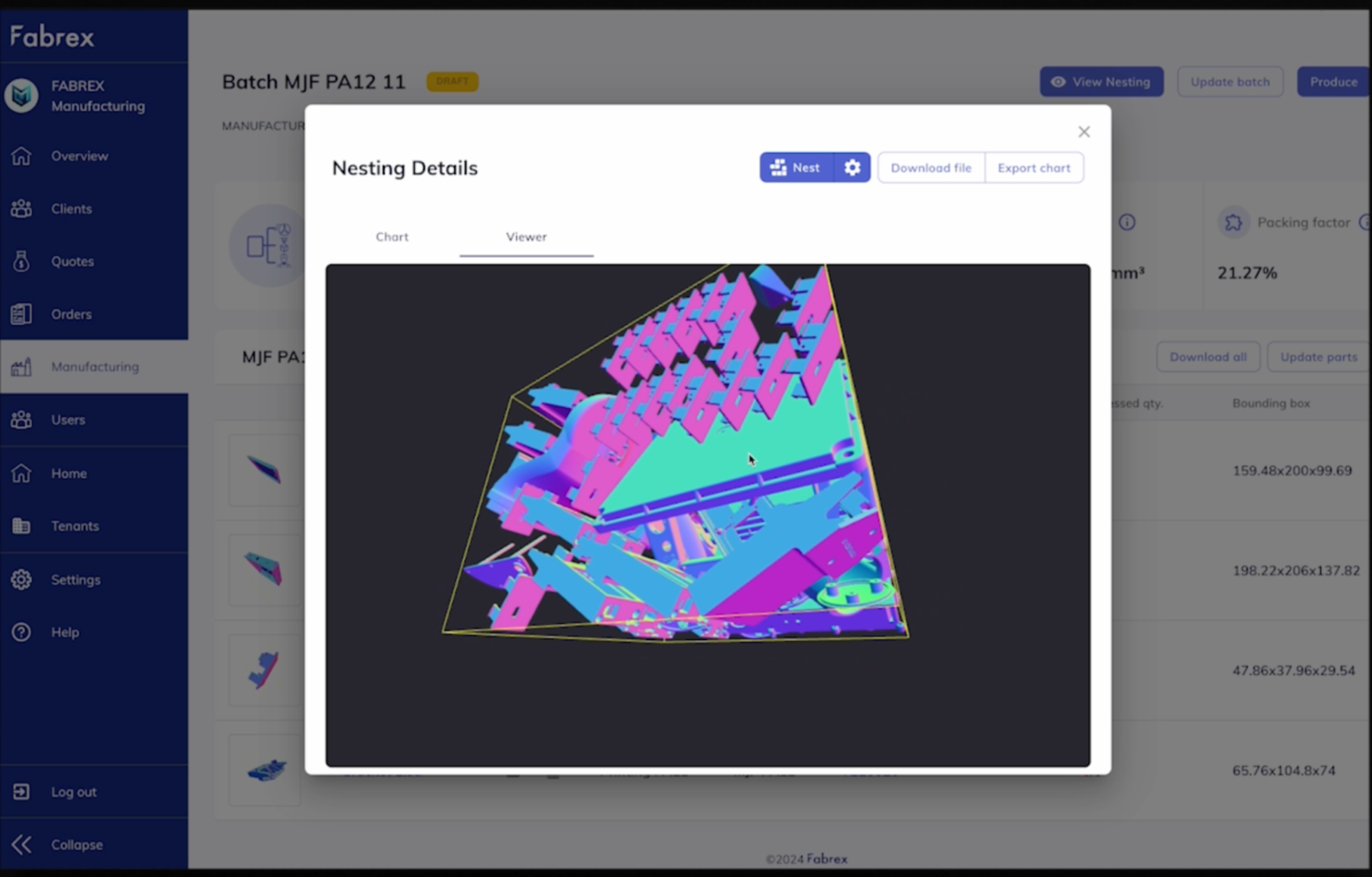 Nesting tool