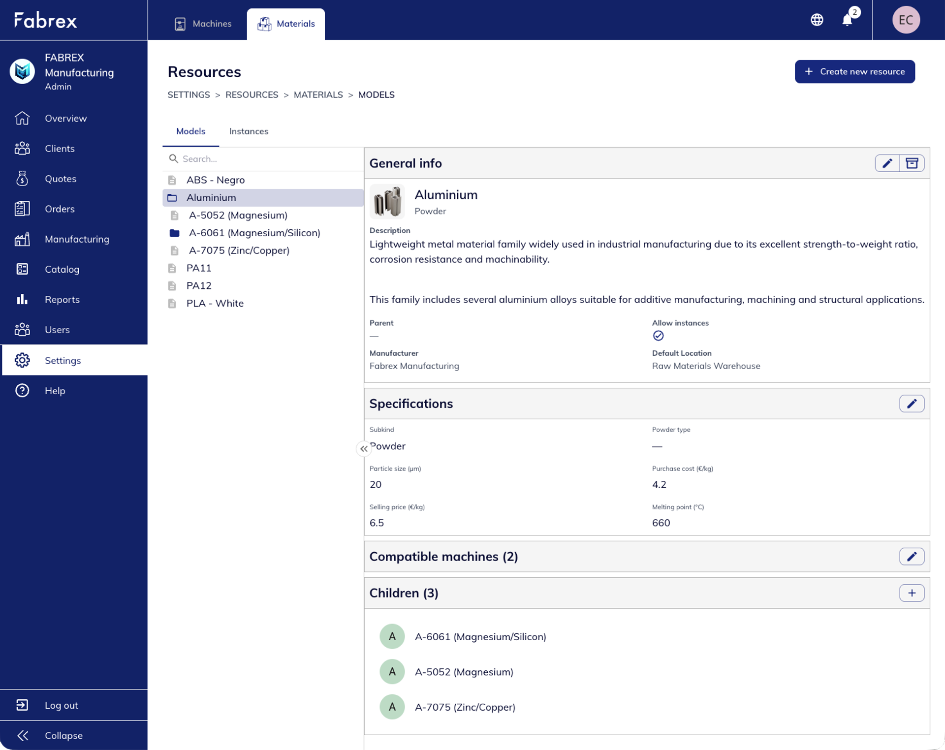 Quote page showing internal comment thread with note editor and history