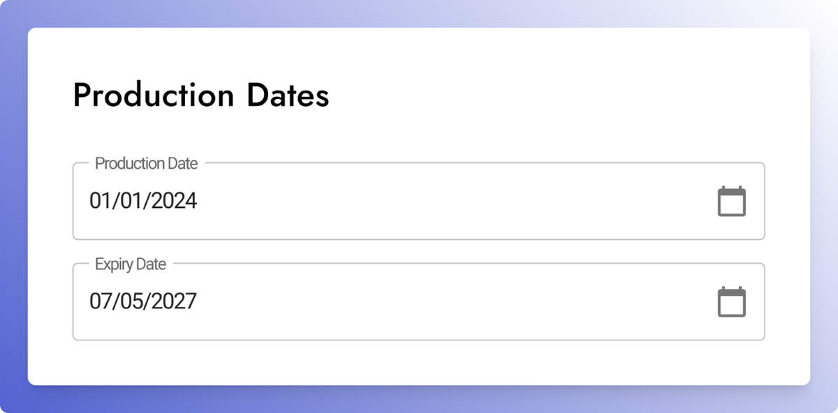 Shelf Life and Expiration Tracking