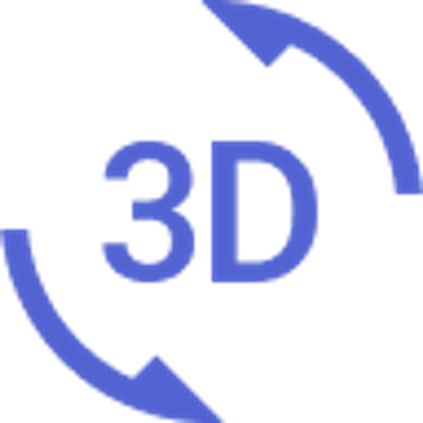 3D rotation icon