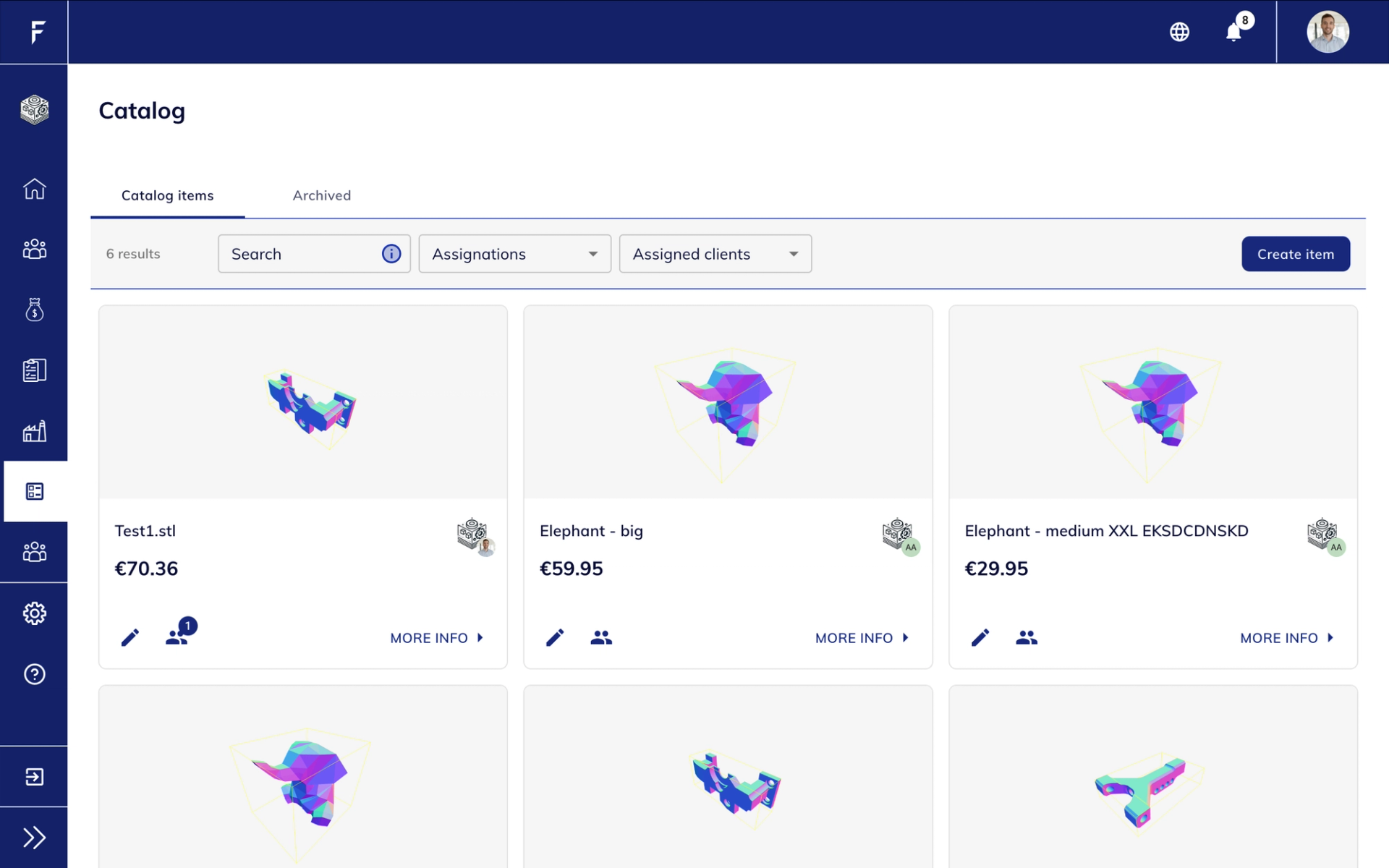 Catalog overview