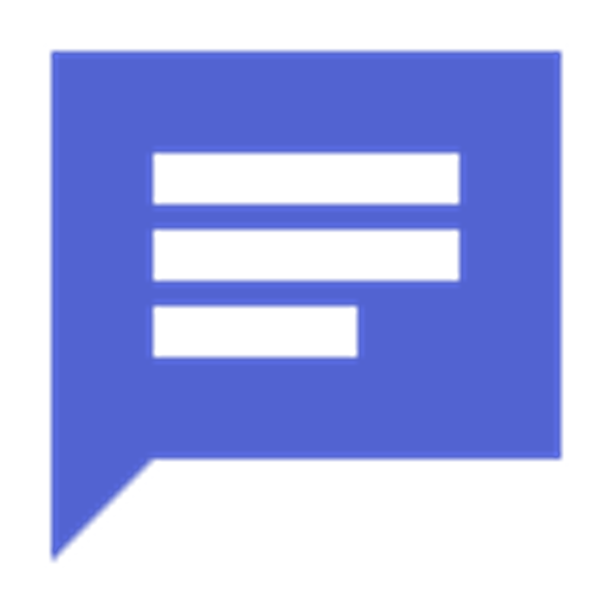 Chat Sharp Icon
