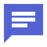 Chat Sharp Icon