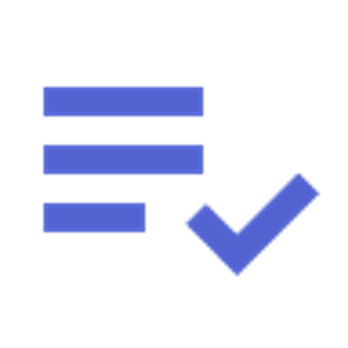 Tasks checked icon