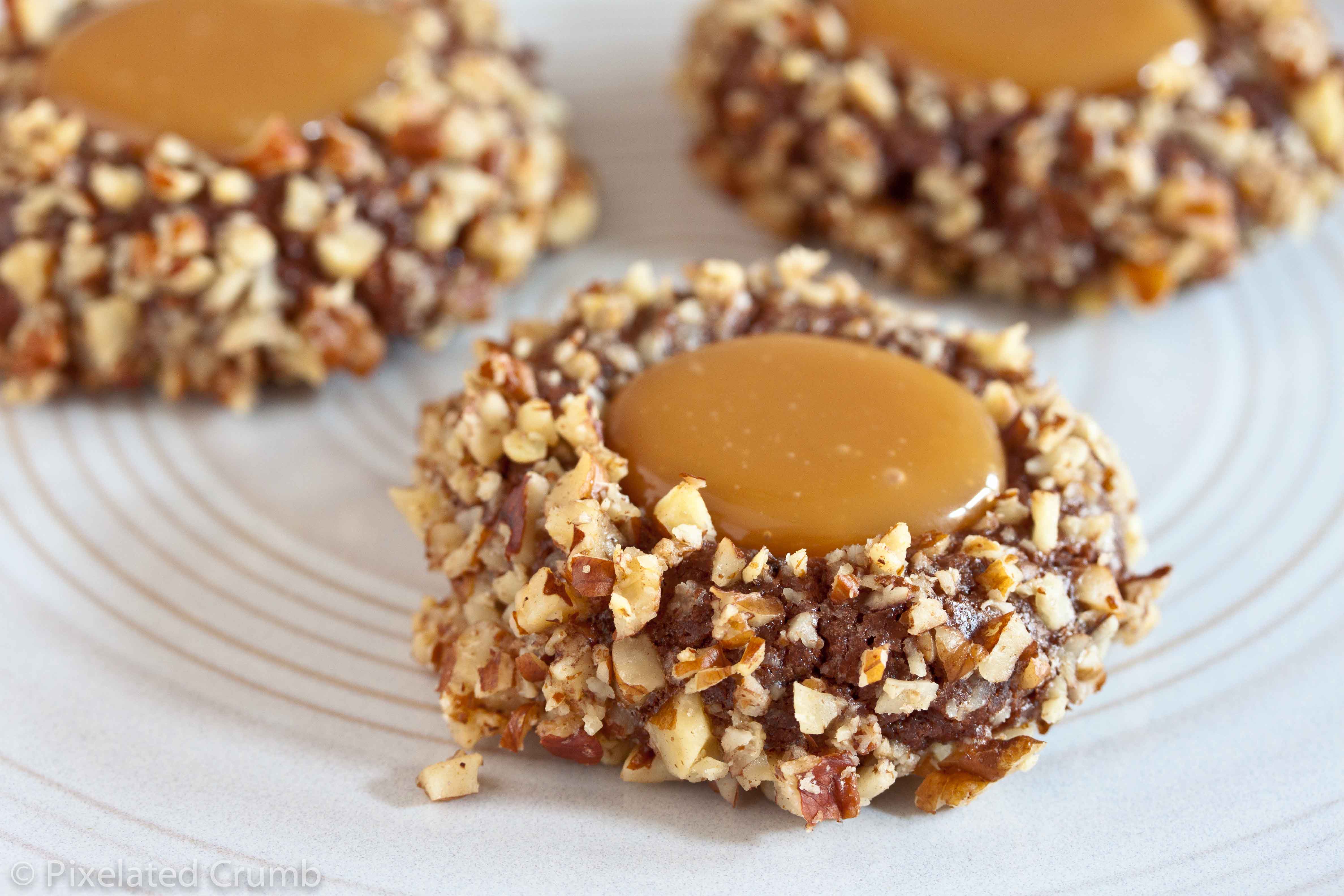 Chocolate Turtle Cookies