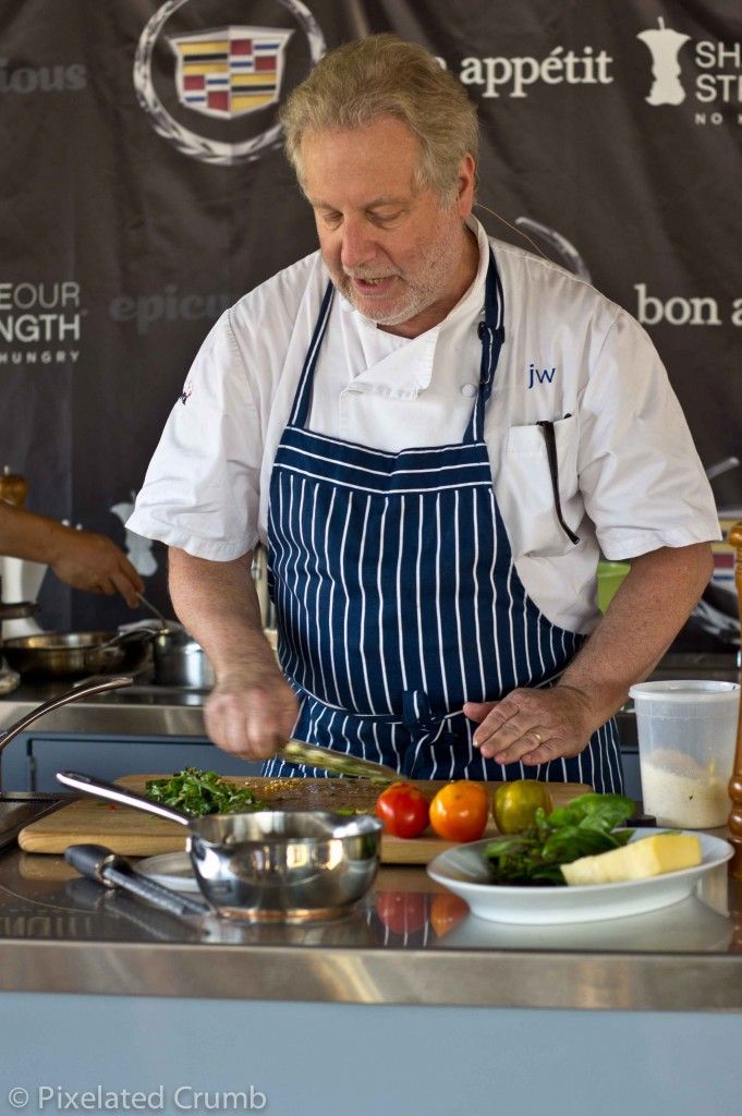 Chef Jonathan Waxman Showing his Knife Skills