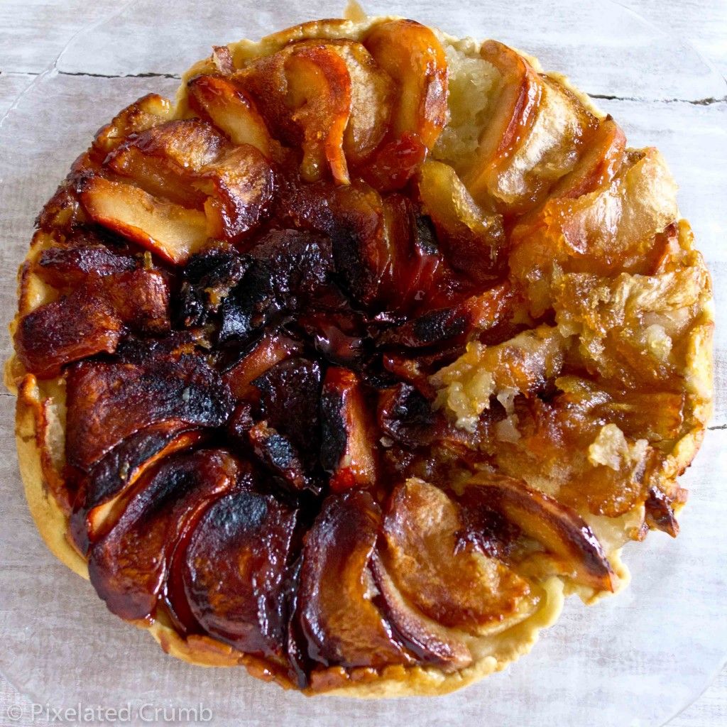 Apple and Quince Tarte Tatin Overhead