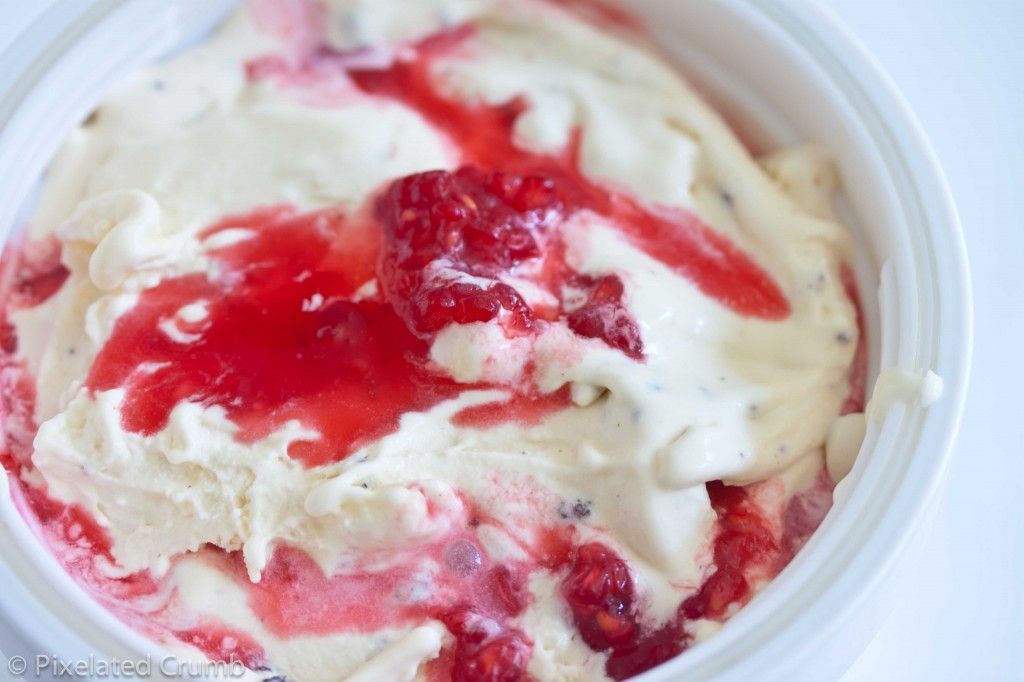 Raspberry Swirl Ice Cream