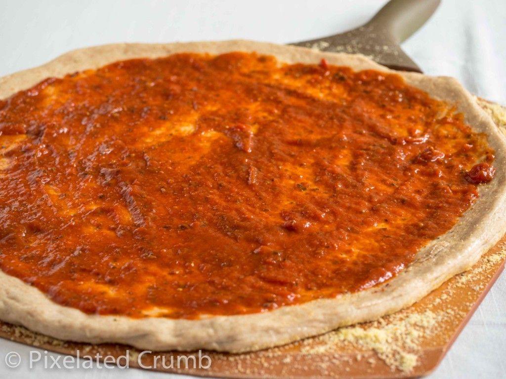 Tomato Sauce on Pizza