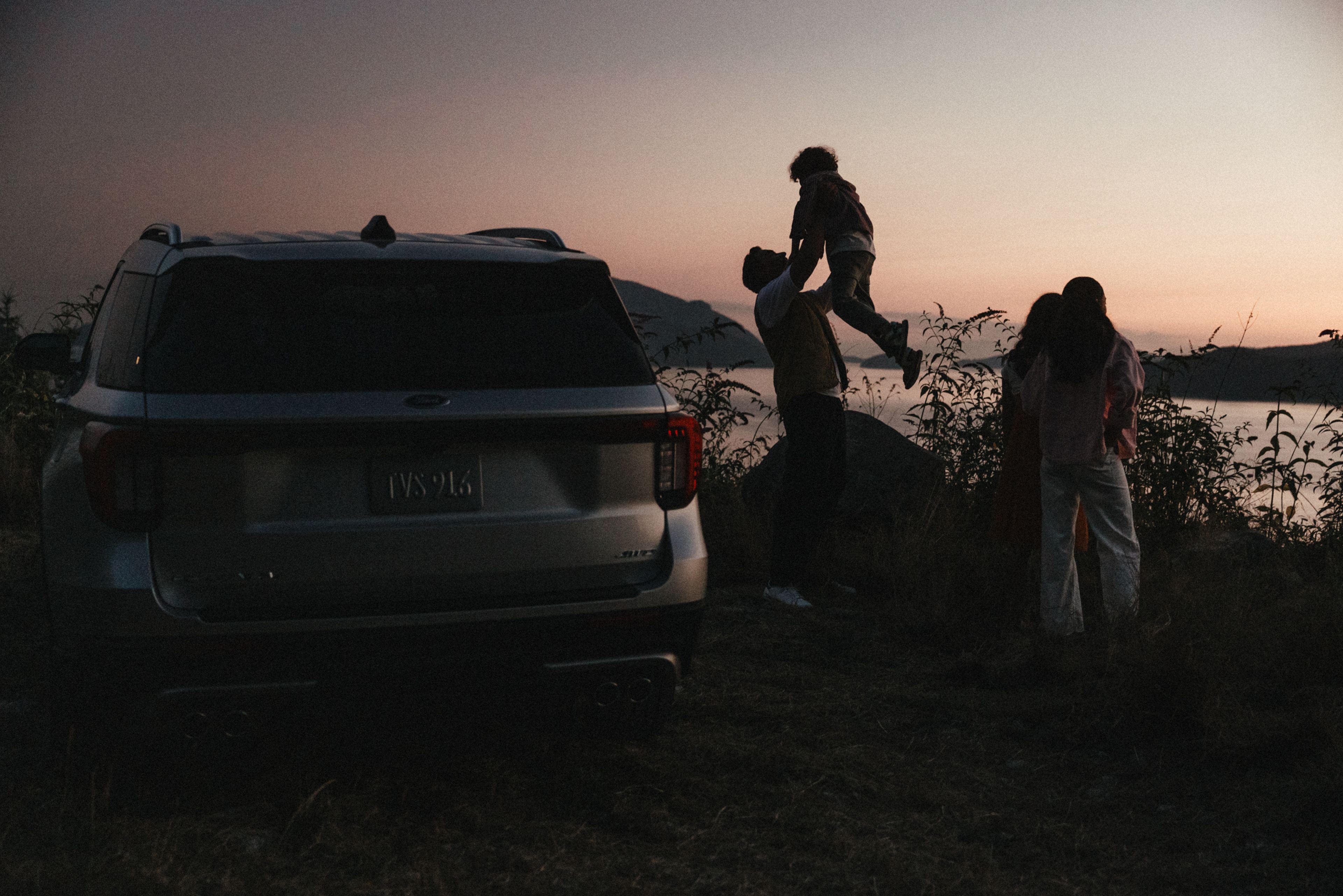 Sun down with family