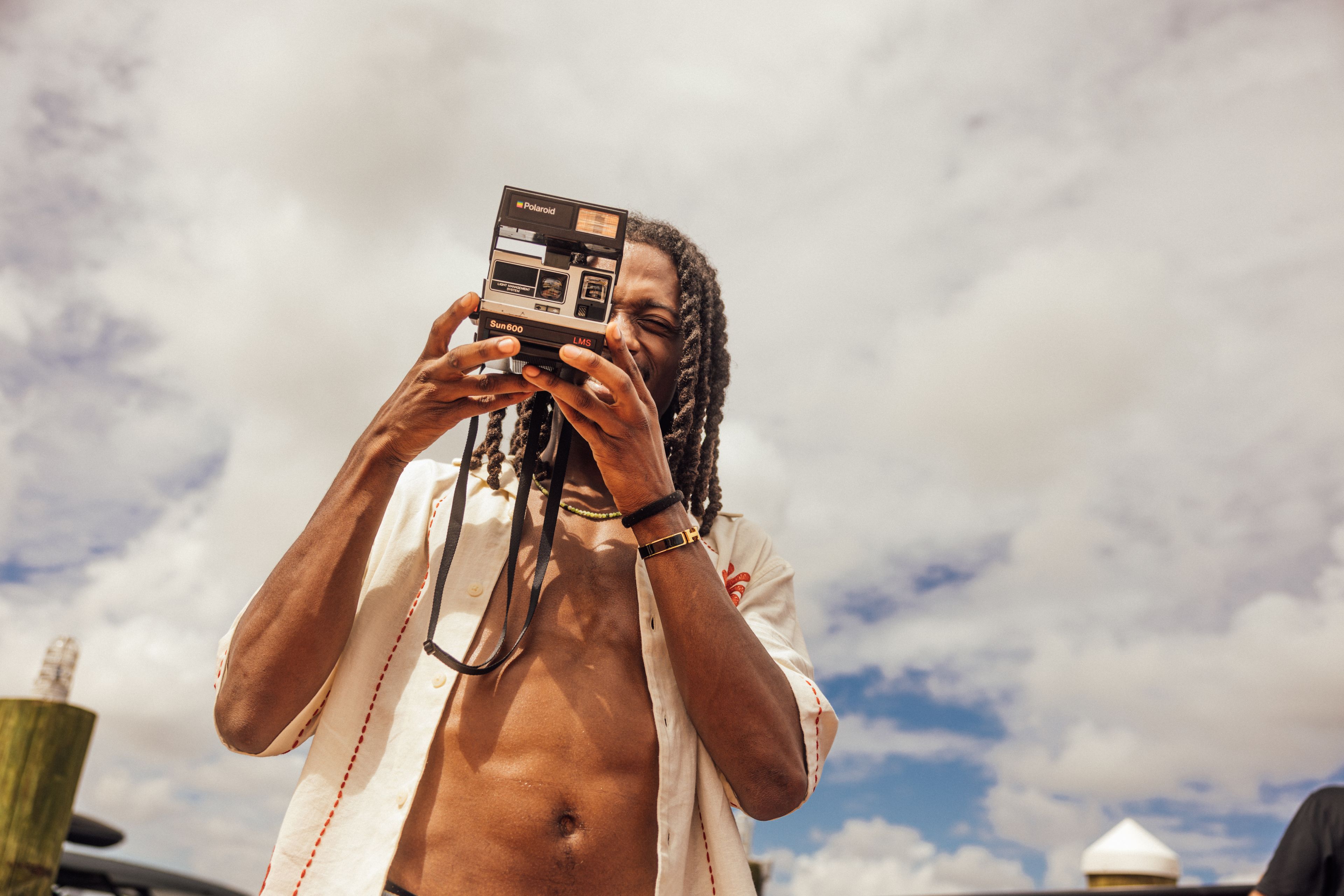 Guy polaroid