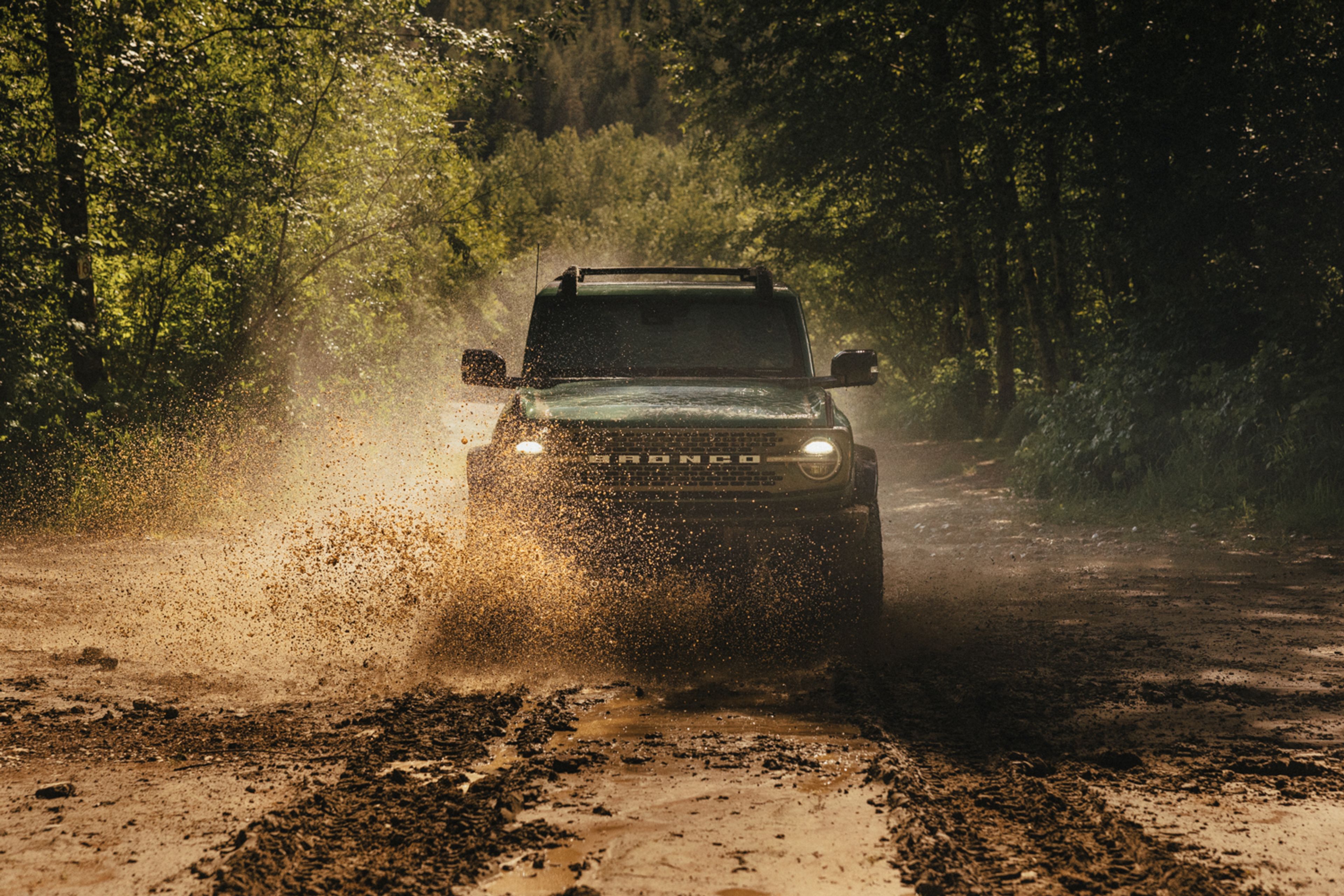 Ford Bronco puddle