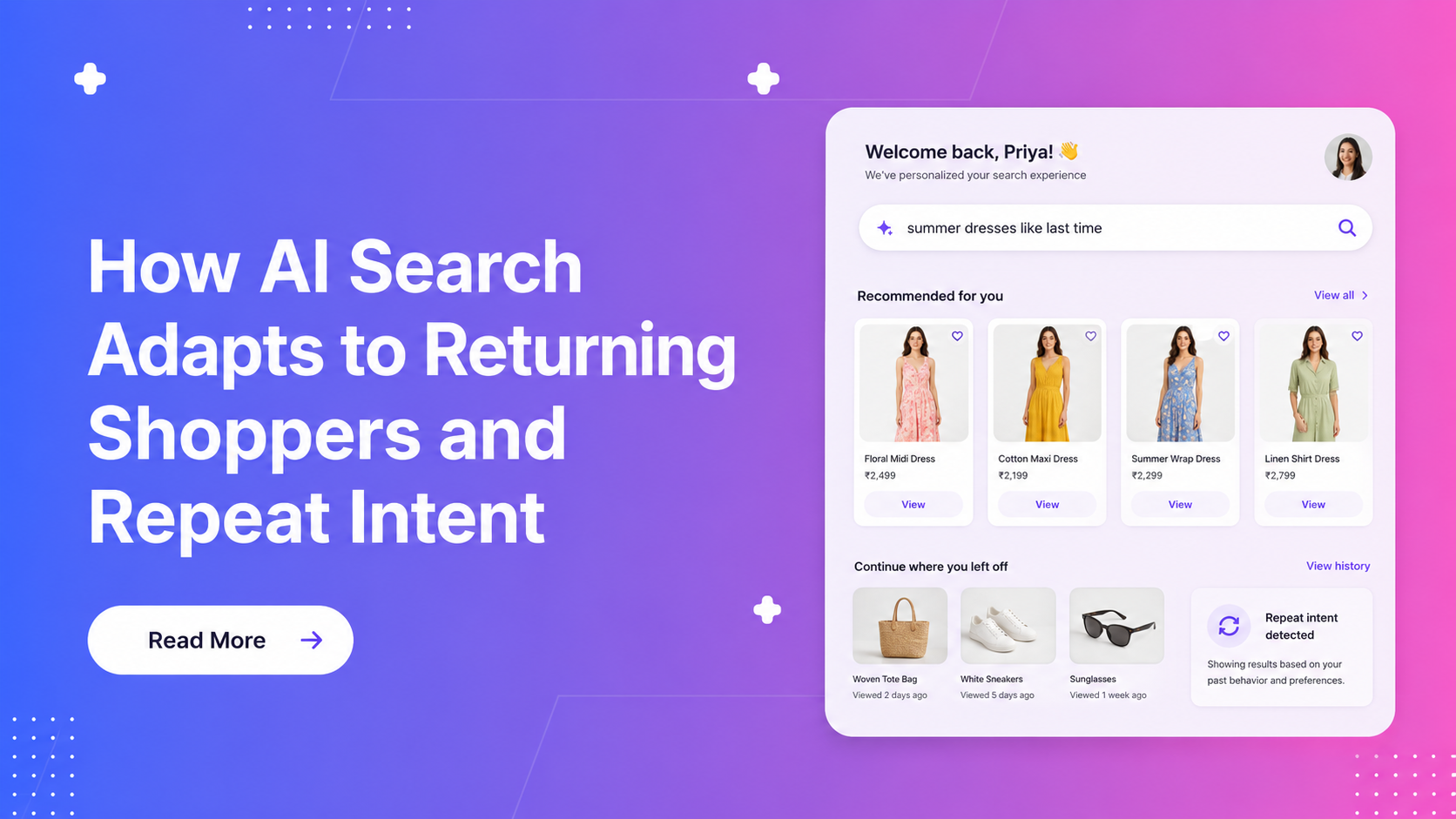 How AI Search Adapts to Returning Shoppers and Repeat Intent