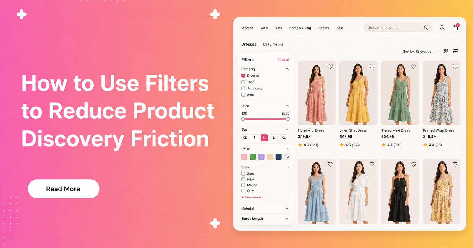 How to Use Filters to Reduce Product Discovery Friction
