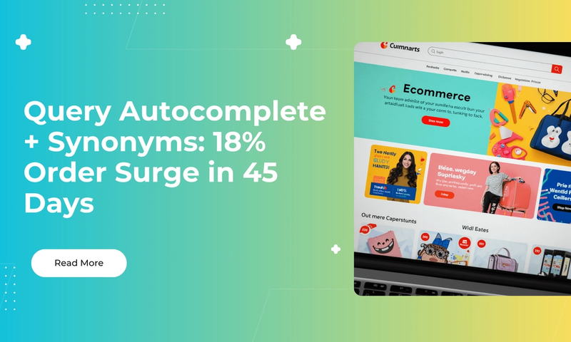 Query Autocomplete + Synonyms_ 18% Order Surge in 45 Days
