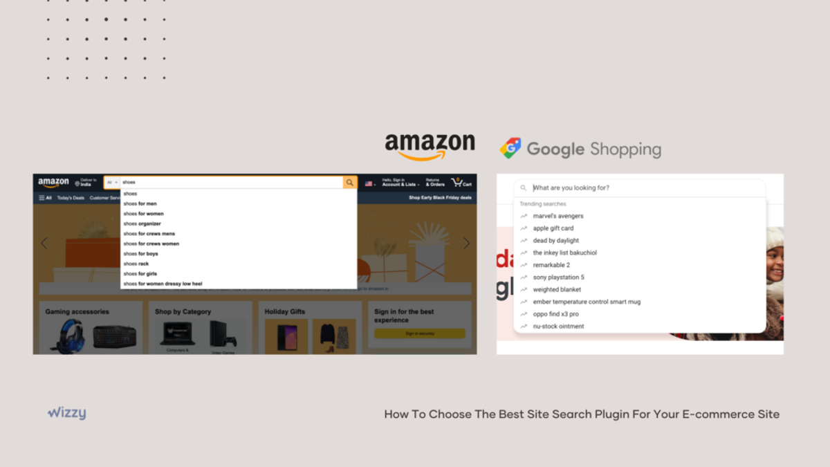 Google or Amazon Search Experience