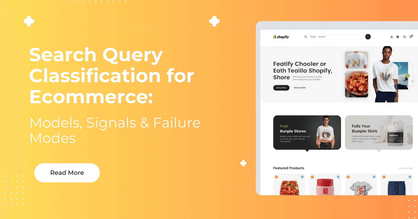 Search Query Classification for Ecommerce