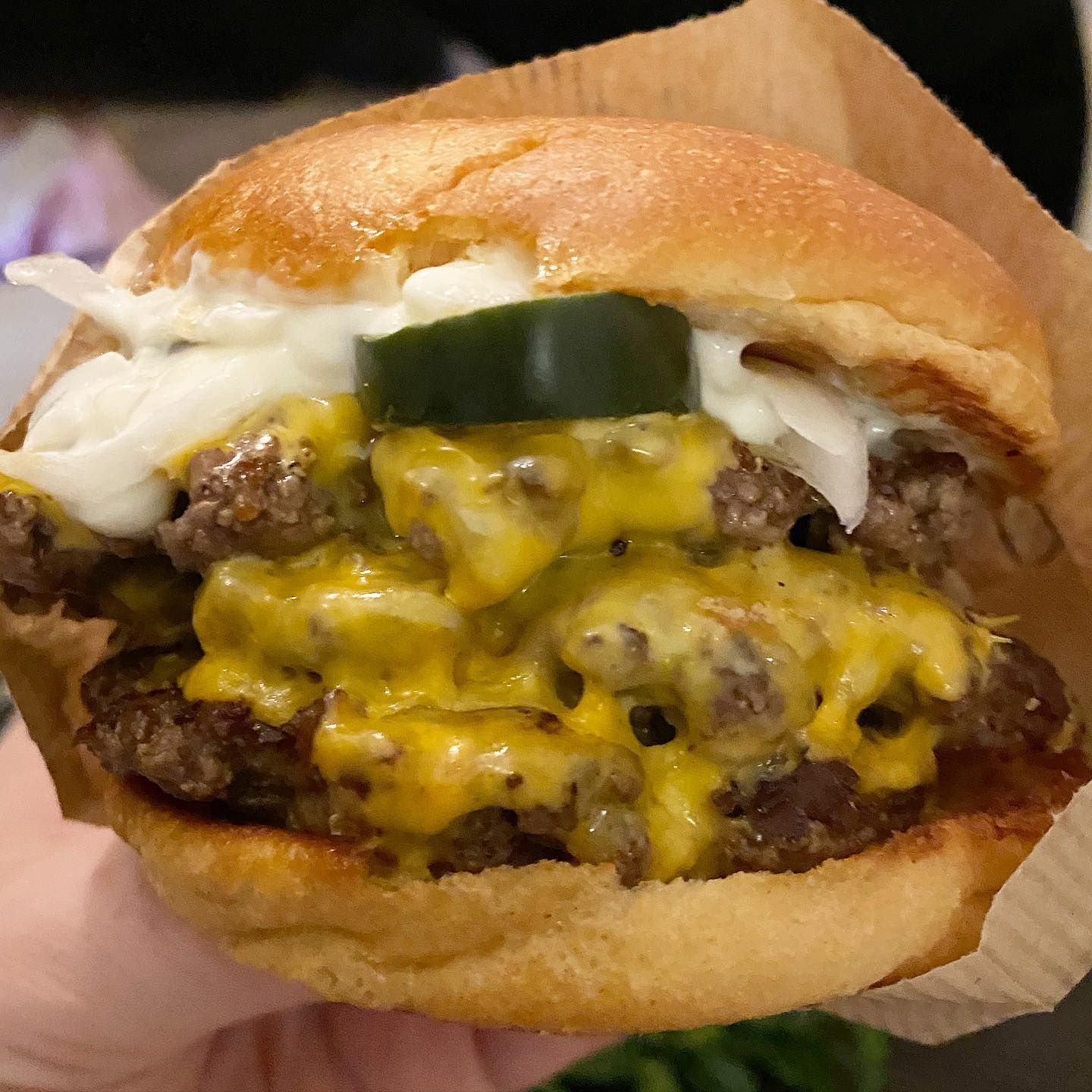 Triple Cheeseburger