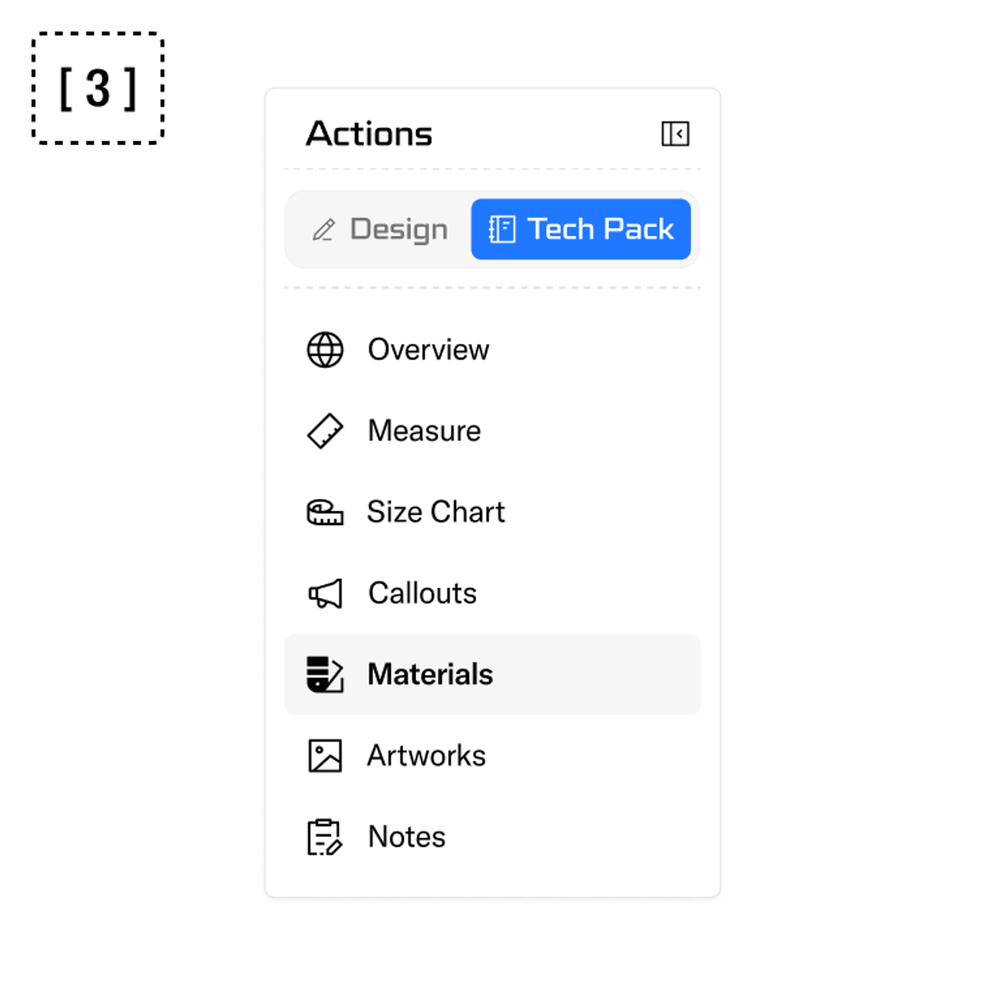 Export a Tech Pack