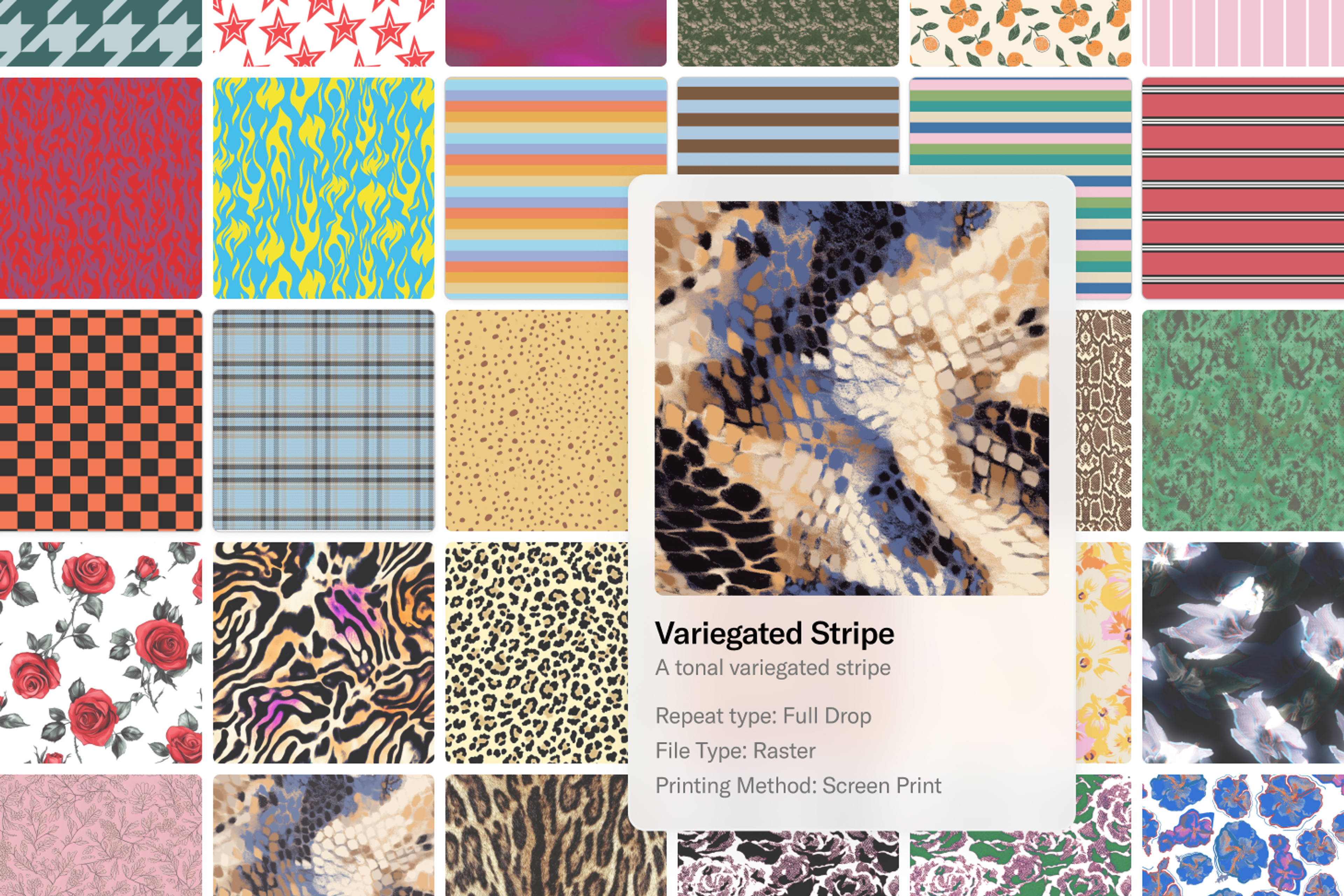1000s of curated surface prints