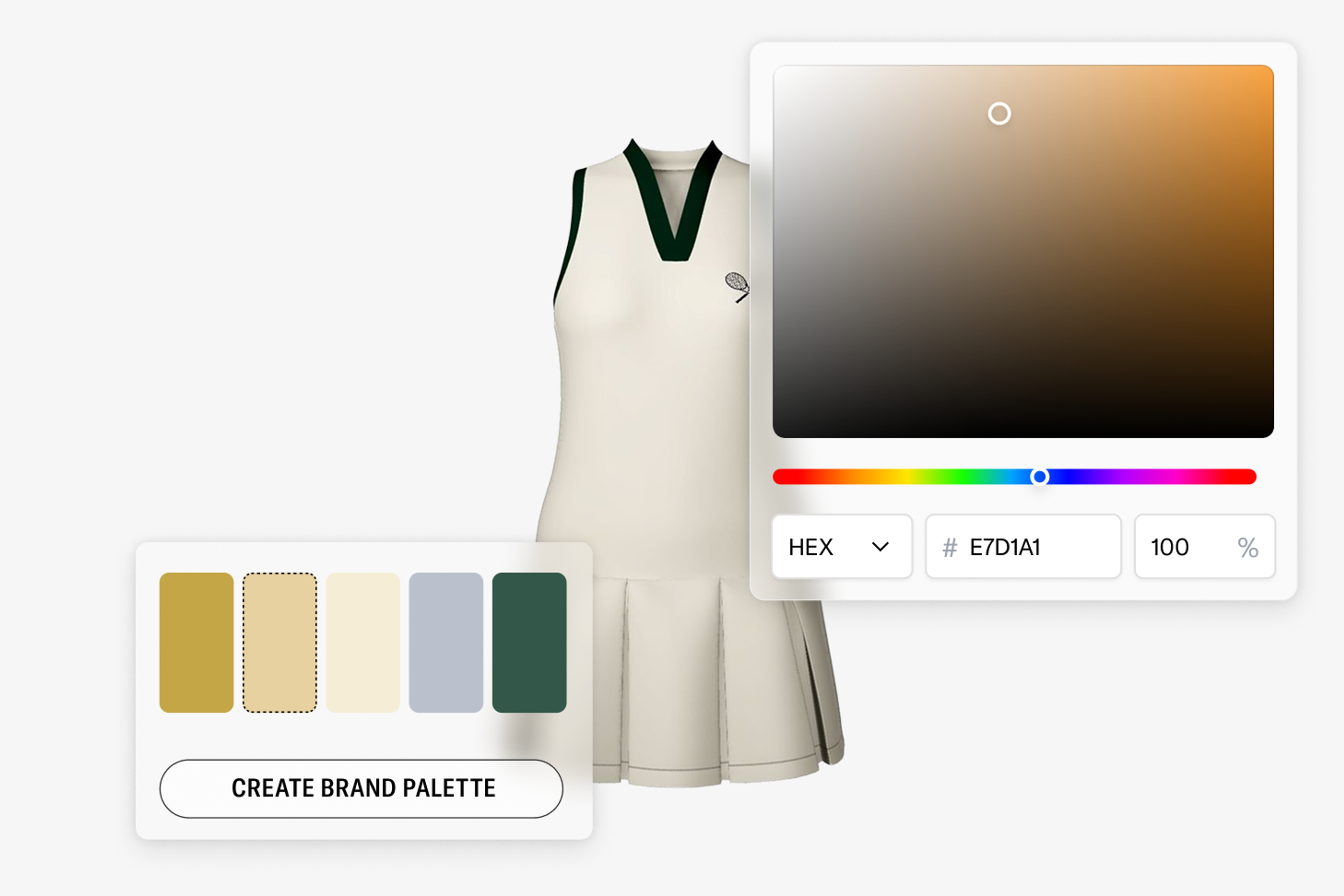 Apply your own brand colors