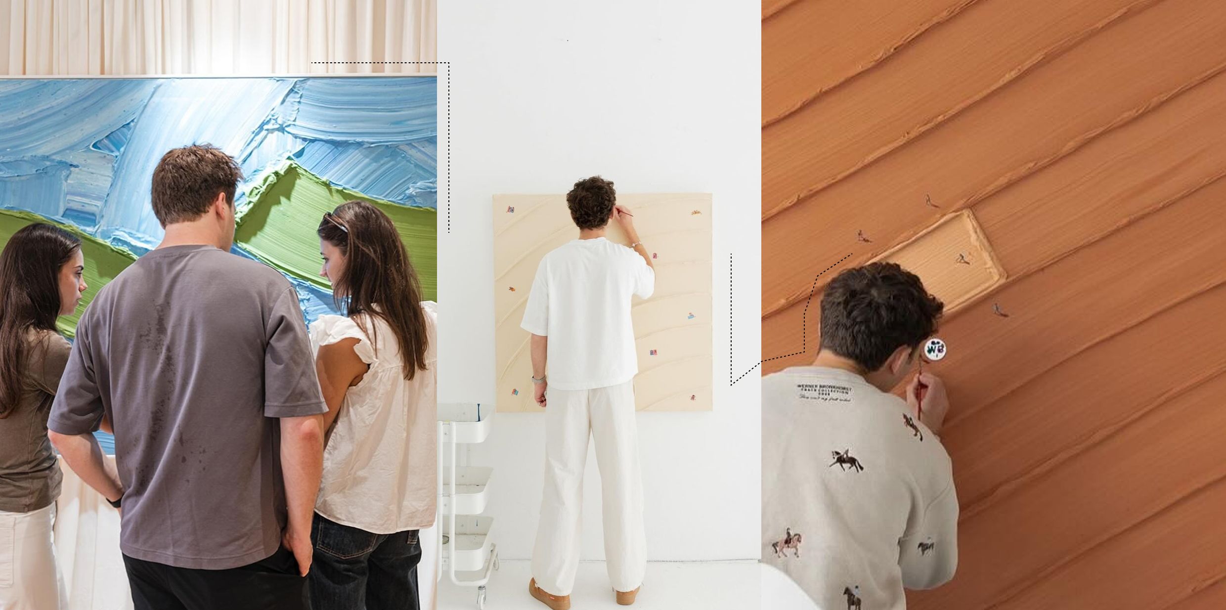 Artist Werner Bronkhorst turns his paintings into wearable merch