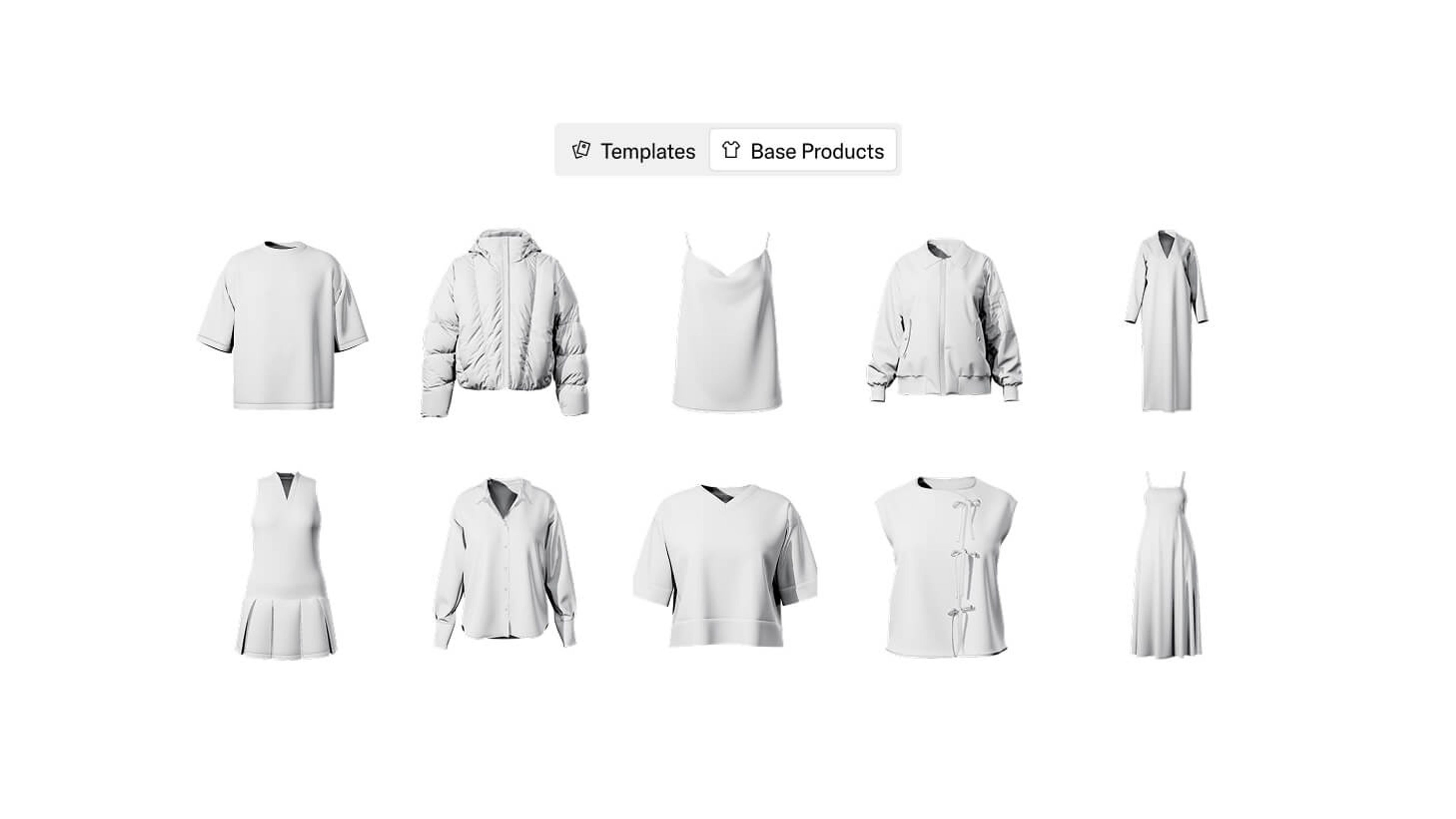 Choose a base product