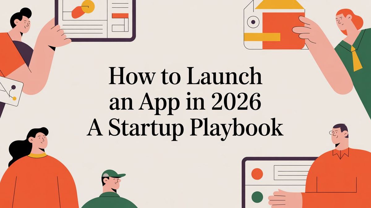 How to Launch an App in 2026 A Startup Playbook