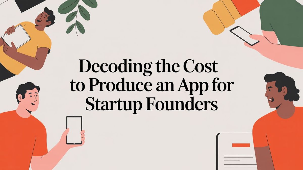 Decoding the Cost to Produce an App for Startup Founders