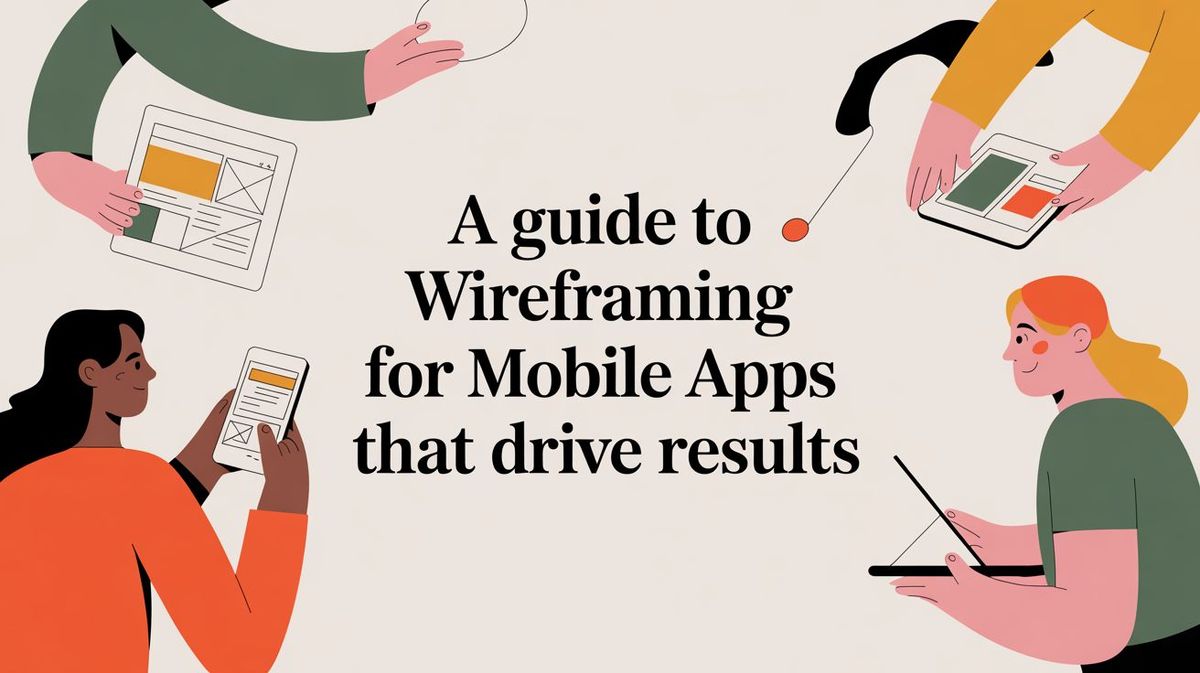 A Guide to Wireframing for Mobile Apps That Drive Results