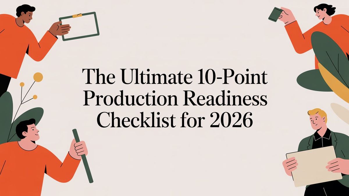 The Ultimate 10-Point Production Readiness Checklist for 2026