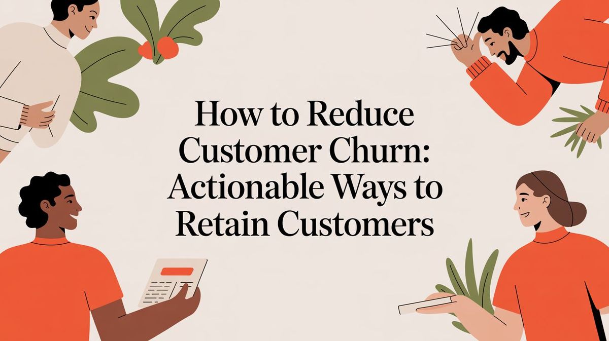 How to Reduce Customer Churn: Actionable Ways to Retain Customers