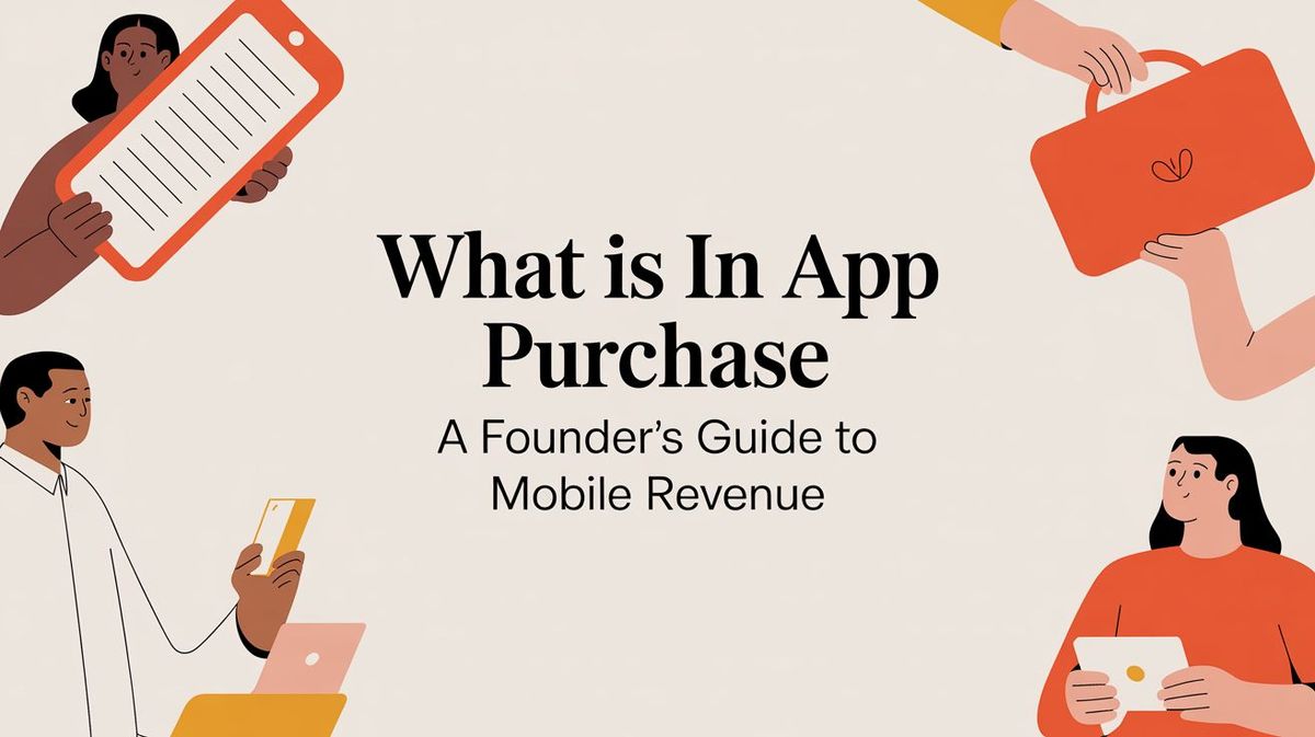 What Is In App Purchase A Founder's Guide To Mobile Revenue