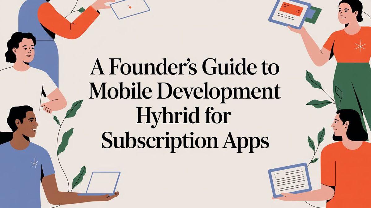 A Founder's Guide to Mobile Development Hybrid for Subscription Apps