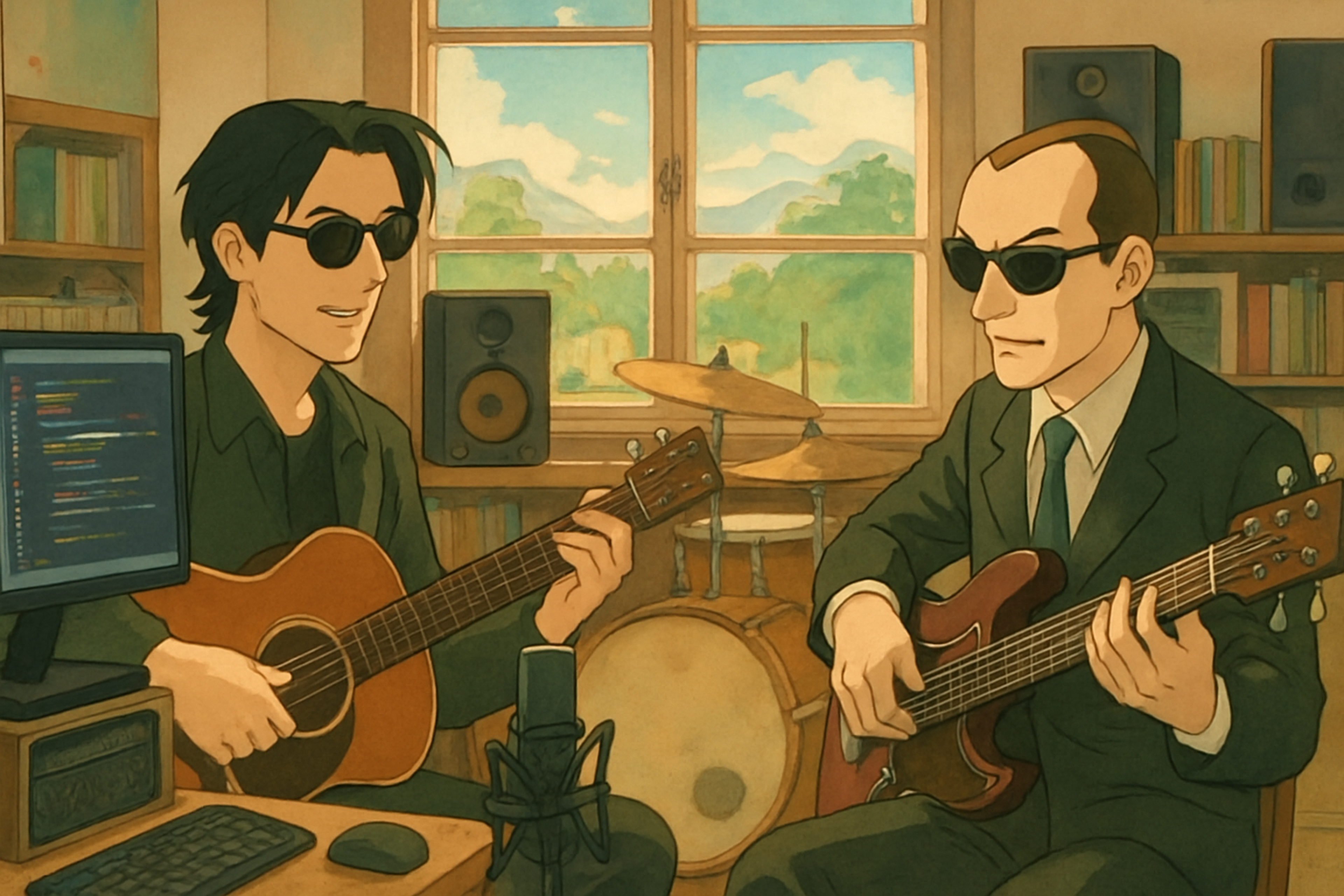 Neo and Smith Jamming